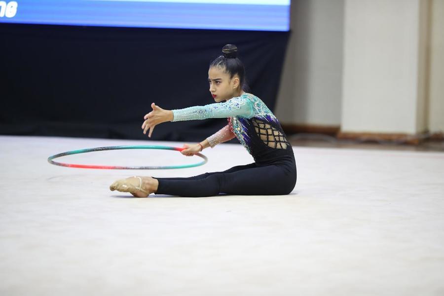 Bədii gimnastların zəriflik şousu başa çatdı