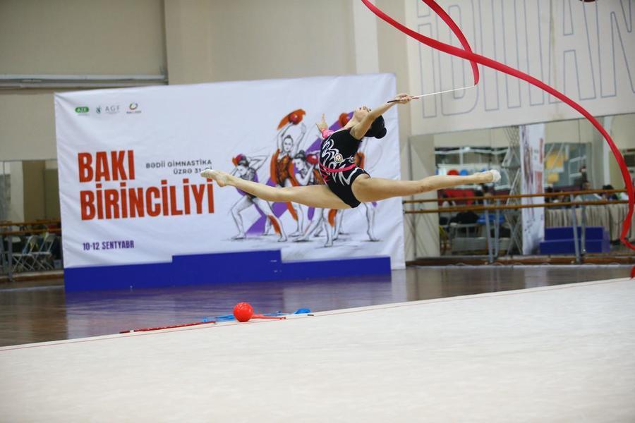 Bədii gimnastların zəriflik şousu başa çatdı