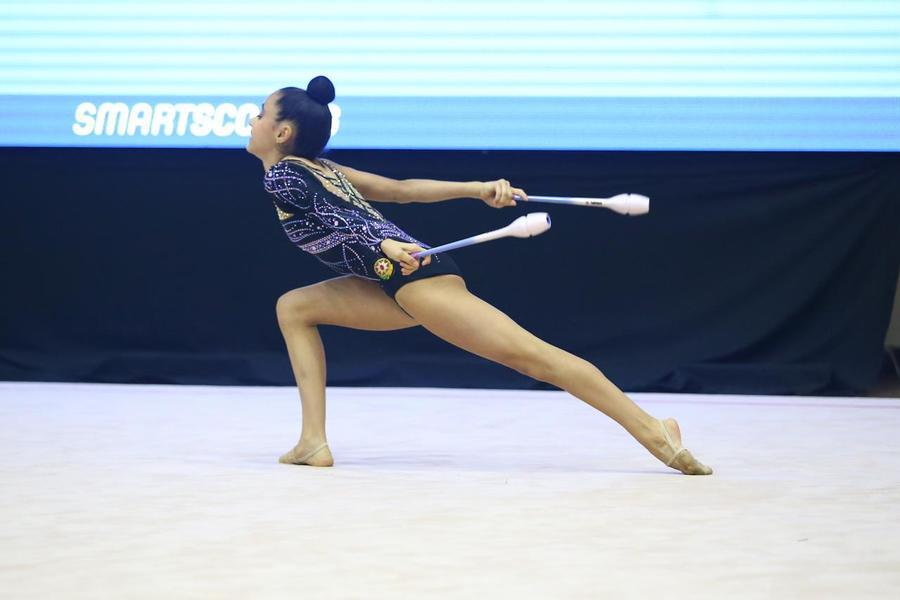 Bədii gimnastların zəriflik şousu başa çatdı