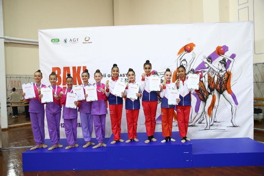 Bədii gimnastların zəriflik şousu başa çatdı
