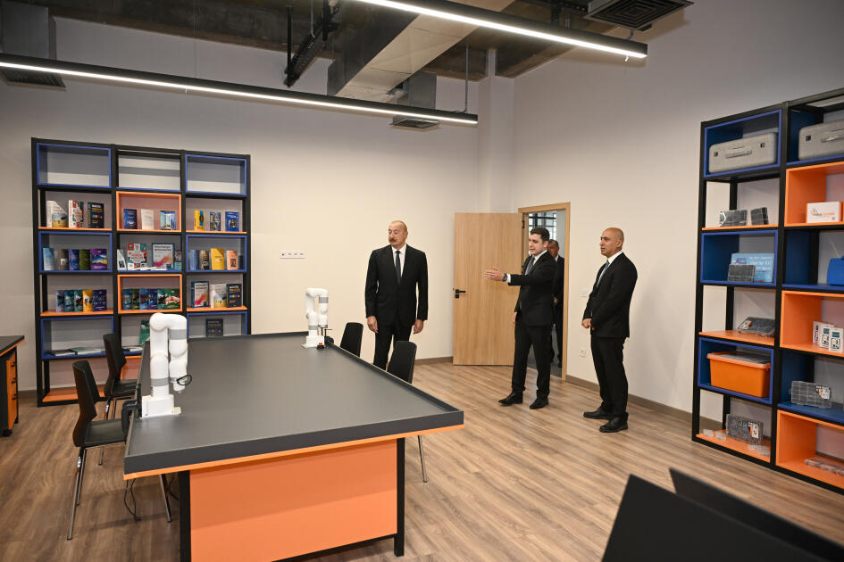 Президент Ильхам Алиев принял участие в открытии первого этапа инновационного городка «SABAH.city»
