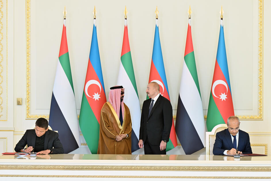 Prezident İlham Əliyev Birləşmiş Ərəb Əmirliklərinin milli təhlükəsizlik müşavirini qəbul edib