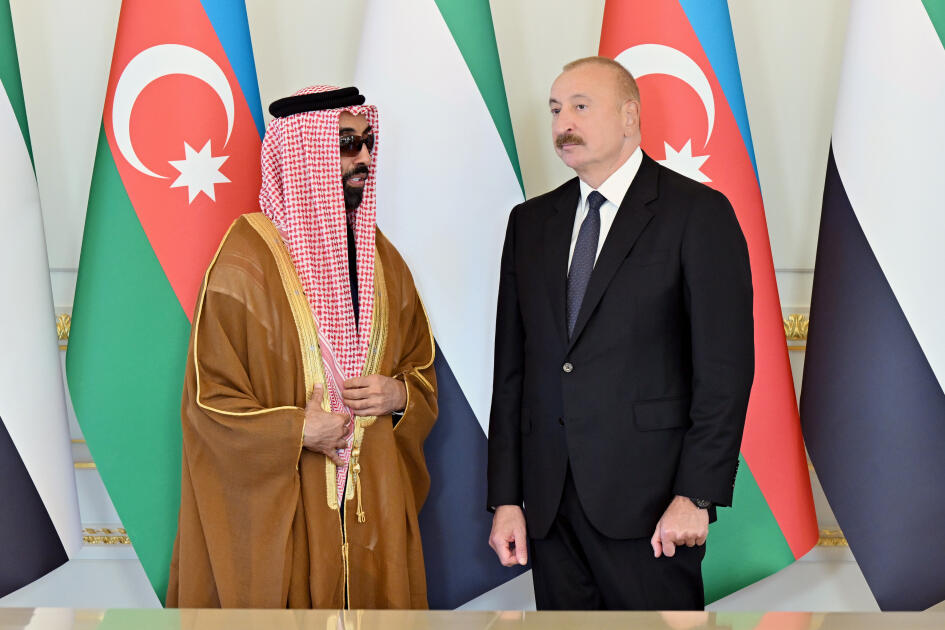 Prezident İlham Əliyev Birləşmiş Ərəb Əmirliklərinin milli təhlükəsizlik müşavirini qəbul edib
