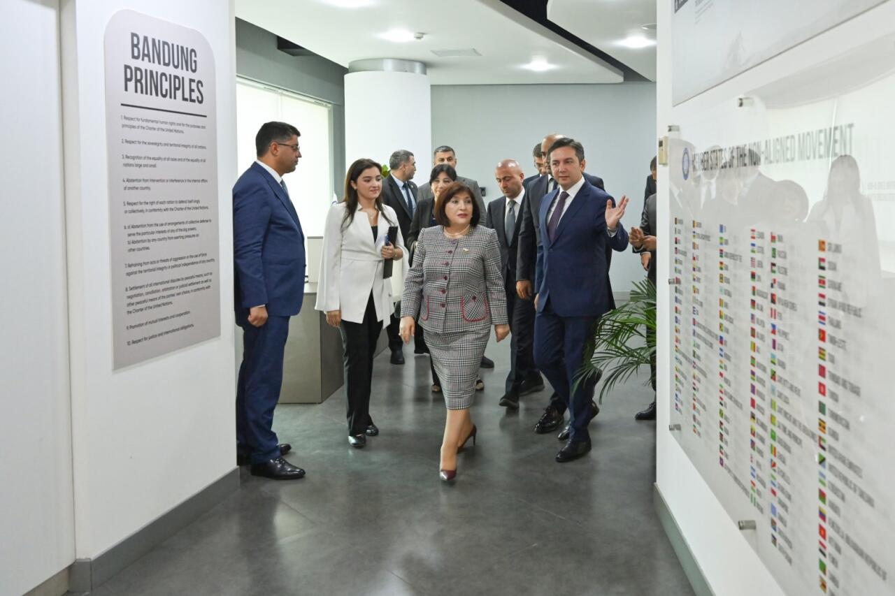 Sahibə Qafarova Qoşulmama Hərəkatının Gənclər Təşkilatının Baş Qərargahında çıxış edib