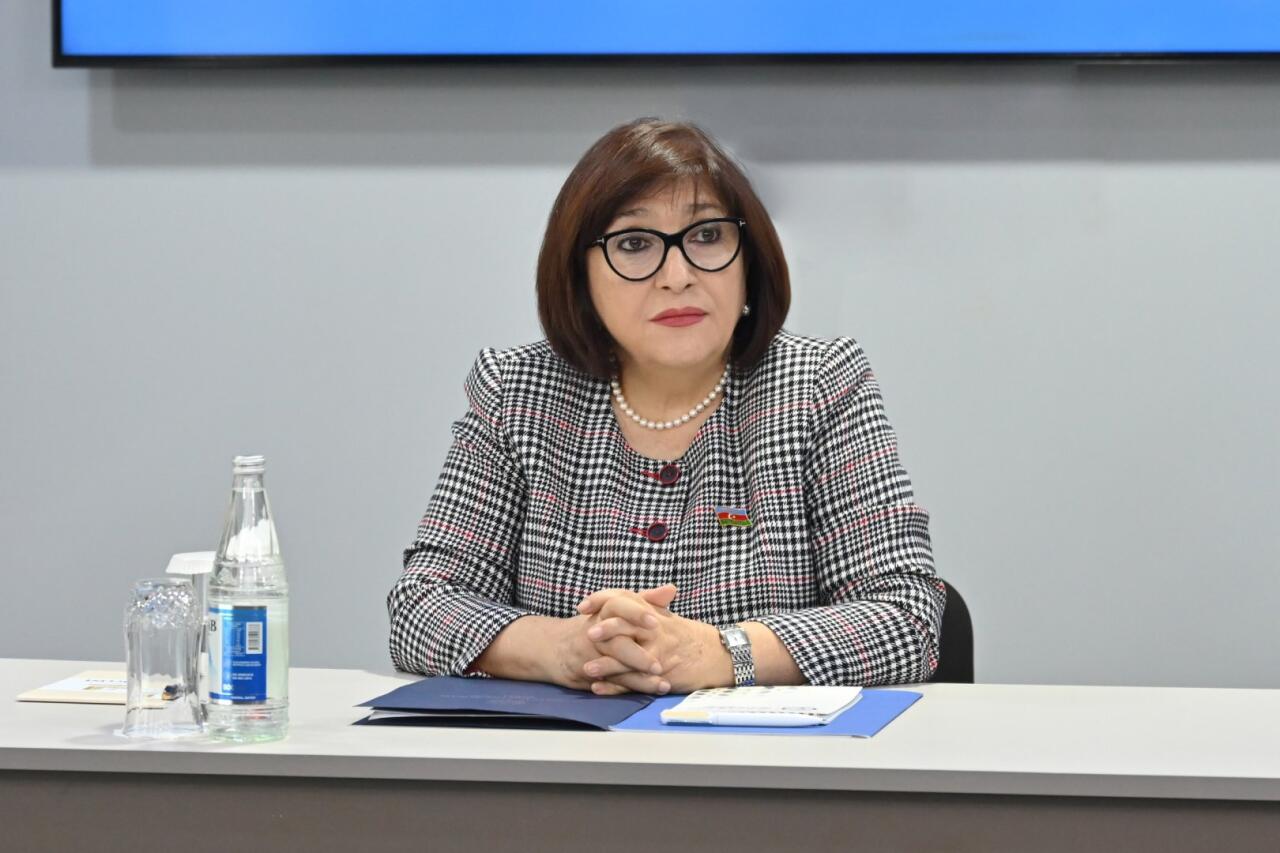 Sahibə Qafarova Qoşulmama Hərəkatının Gənclər Təşkilatının Baş Qərargahında çıxış edib
