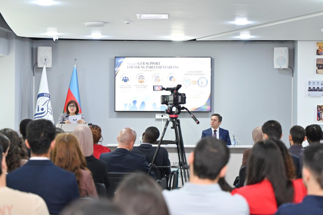 Sahibə Qafarova Qoşulmama Hərəkatının Gənclər Təşkilatının Baş Qərargahında çıxış edib