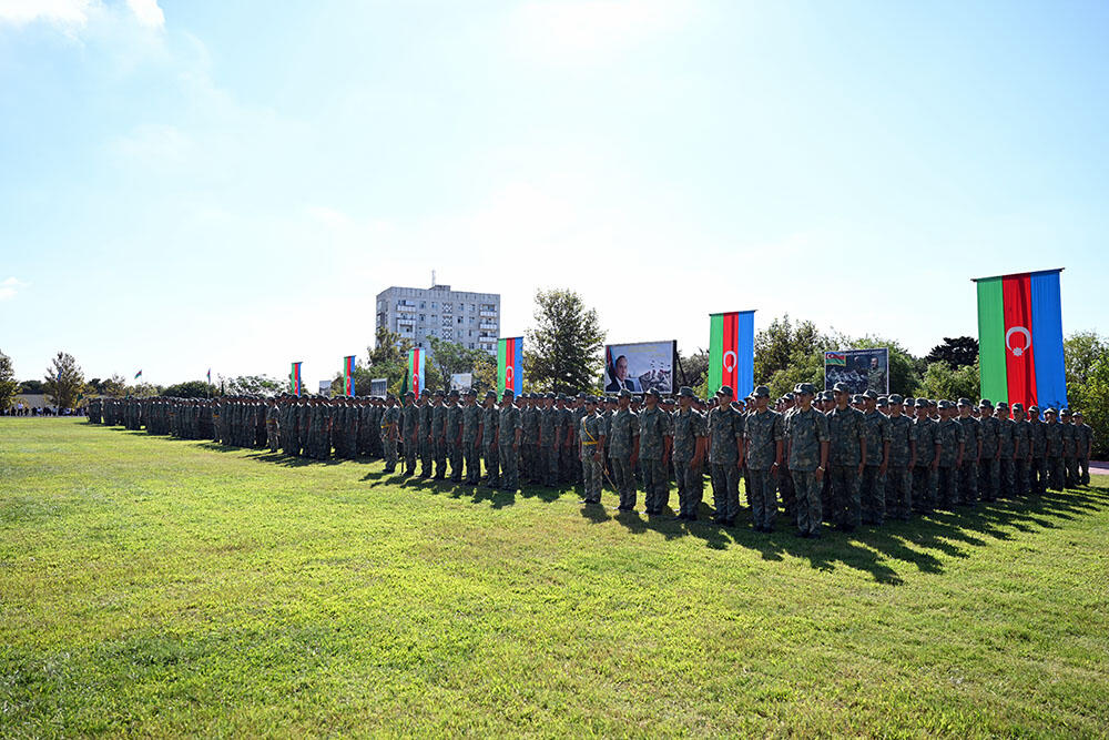 В Военном институте имени Гейдара Алиева состоялась церемония принятия военной присяги