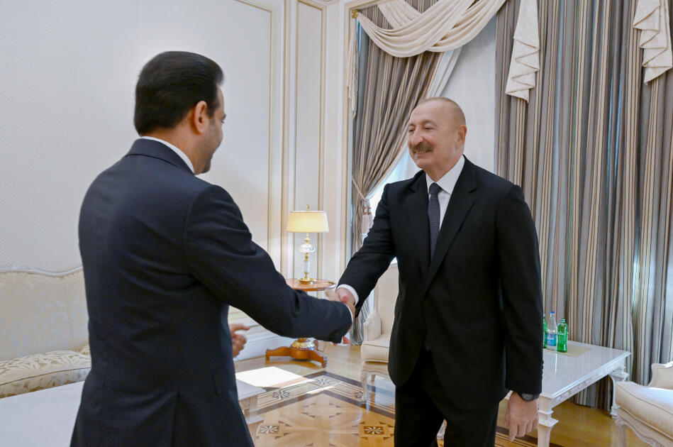 Prezident İlham Əliyev Müsəlman Ağsaqqalları Şurasının baş katibini qəbul edib