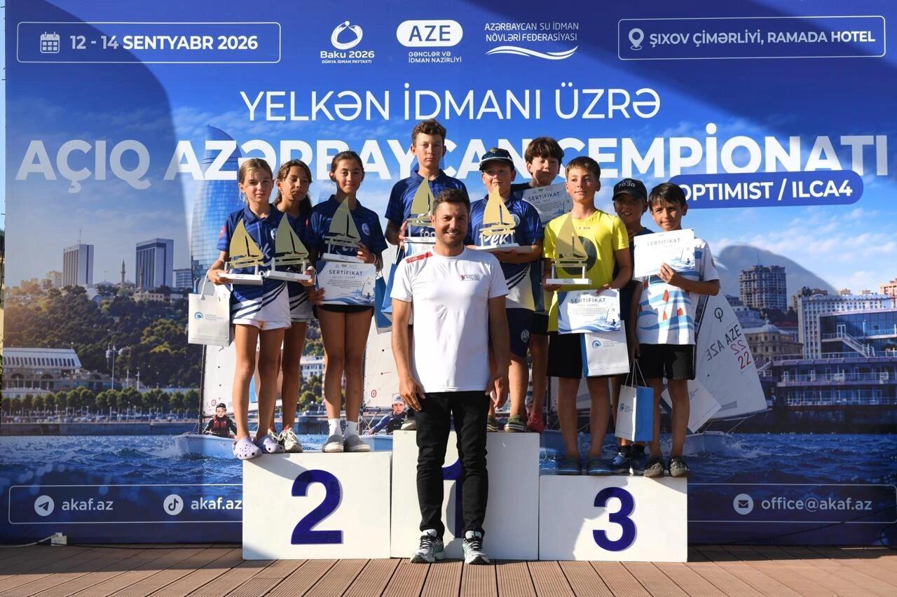 Yelkən idmanı üzrə açıq Azərbaycan çempionatı başa çatıb