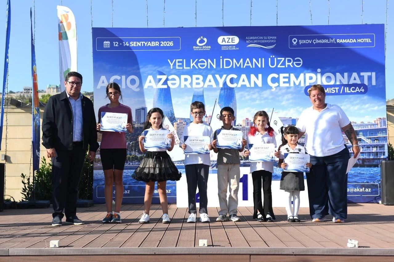 Yelkən idmanı üzrə açıq Azərbaycan çempionatı başa çatıb