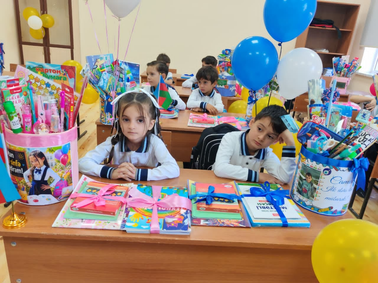 Xankəndi, Xocalı və Ağdərədə 179 şagird birinci sinfə başladı