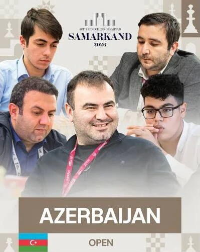 Сборная Азербайджана вступает в борьбу на Всемирной шахматной олимпиаде