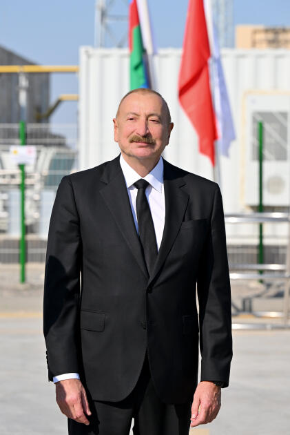 Президент Ильхам Алиев принял участие в открытии СЭС «Гобустан»