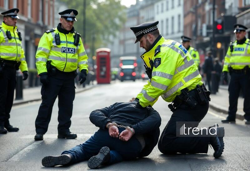 Londonda məscidlərə qrafiti çəkən şəxs saxlanılıb