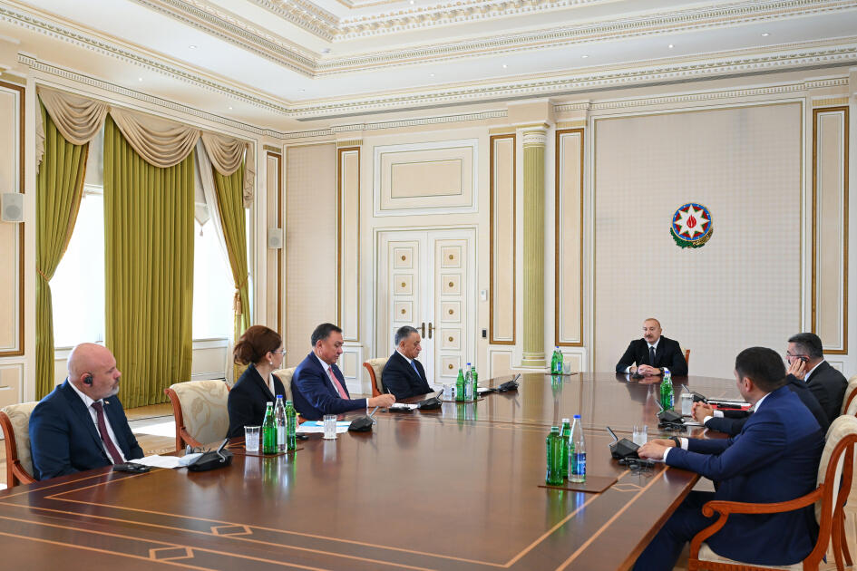Президент Ильхам Алиев принял руководителей органов безопасности стран-членов ОТГ