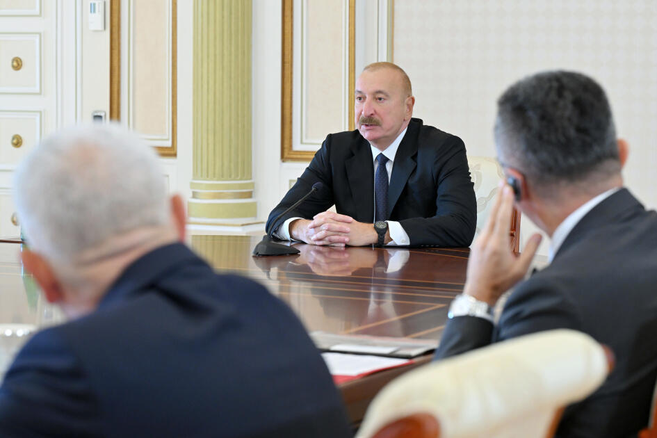 Президент Ильхам Алиев принял руководителей органов безопасности стран-членов ОТГ