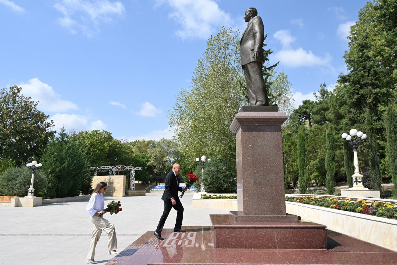 Prezident İlham Əliyev və Birinci xanım Mehriban Əliyeva Şamaxı rayonuna səfər ediblər