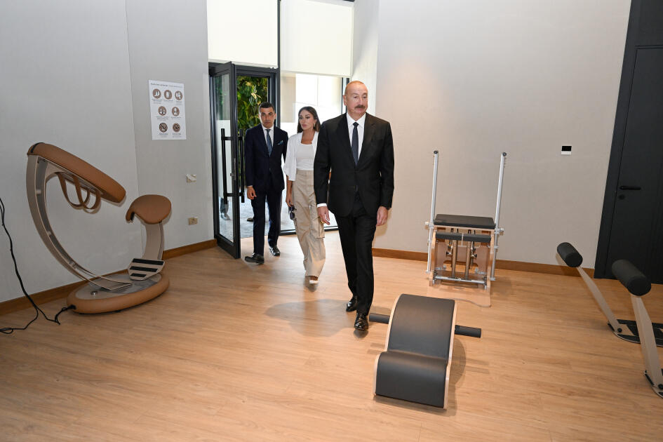 Prezident İlham Əliyev və Birinci xanım Mehriban Əliyeva Şamaxıda “Meysari Grand Hotel & SPA” kompleksinin açılışında iştirak ediblər