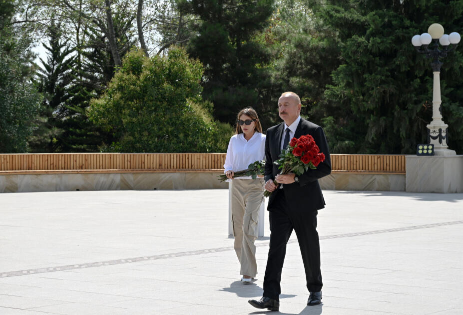 Prezident İlham Əliyev və Birinci xanım Mehriban Əliyeva Şamaxı rayonuna səfər ediblər