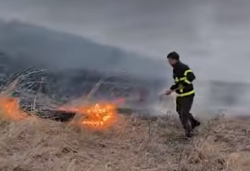 Yardımlıda yanğın