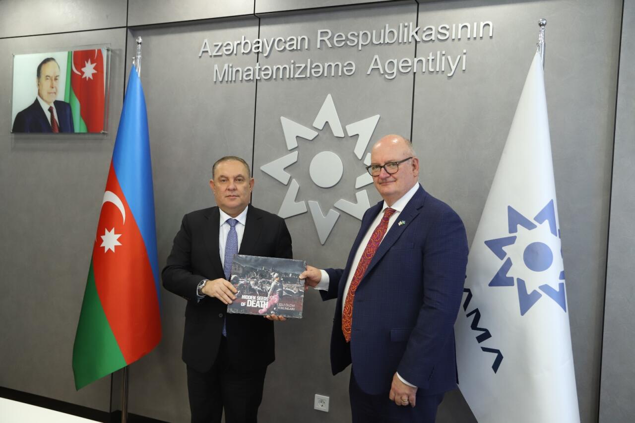 ANAMA ilə Böyük Britaniya arasında minatəmizləmə sahəsində yeni layihələr müzakirə edilib