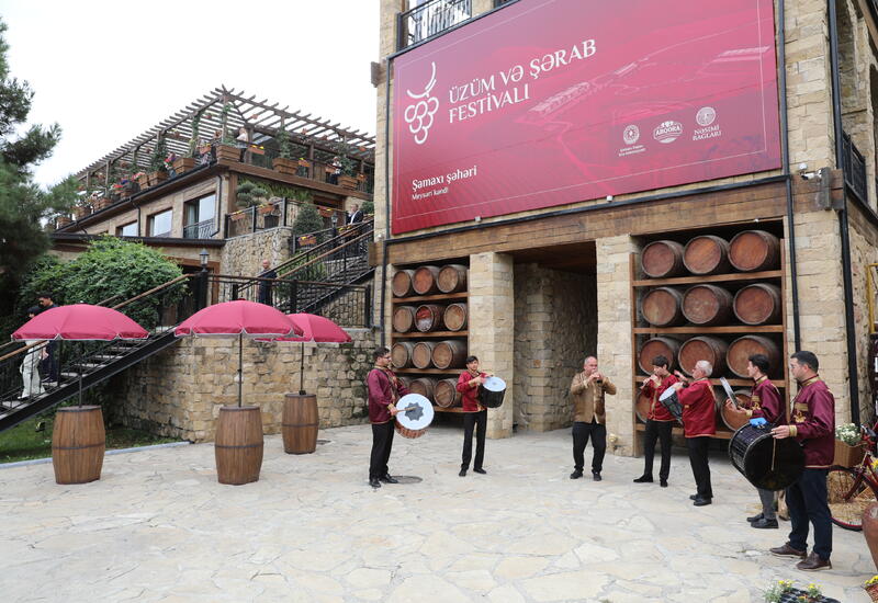 Şamaxıda Üzüm və Şərab Festivalı başlayıb