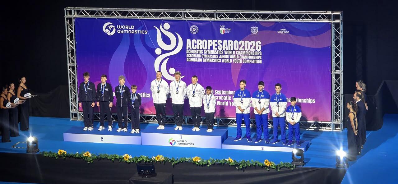 Yeniyetmə akrobatlarımız Dünya yarışında iki medal qazanıblar