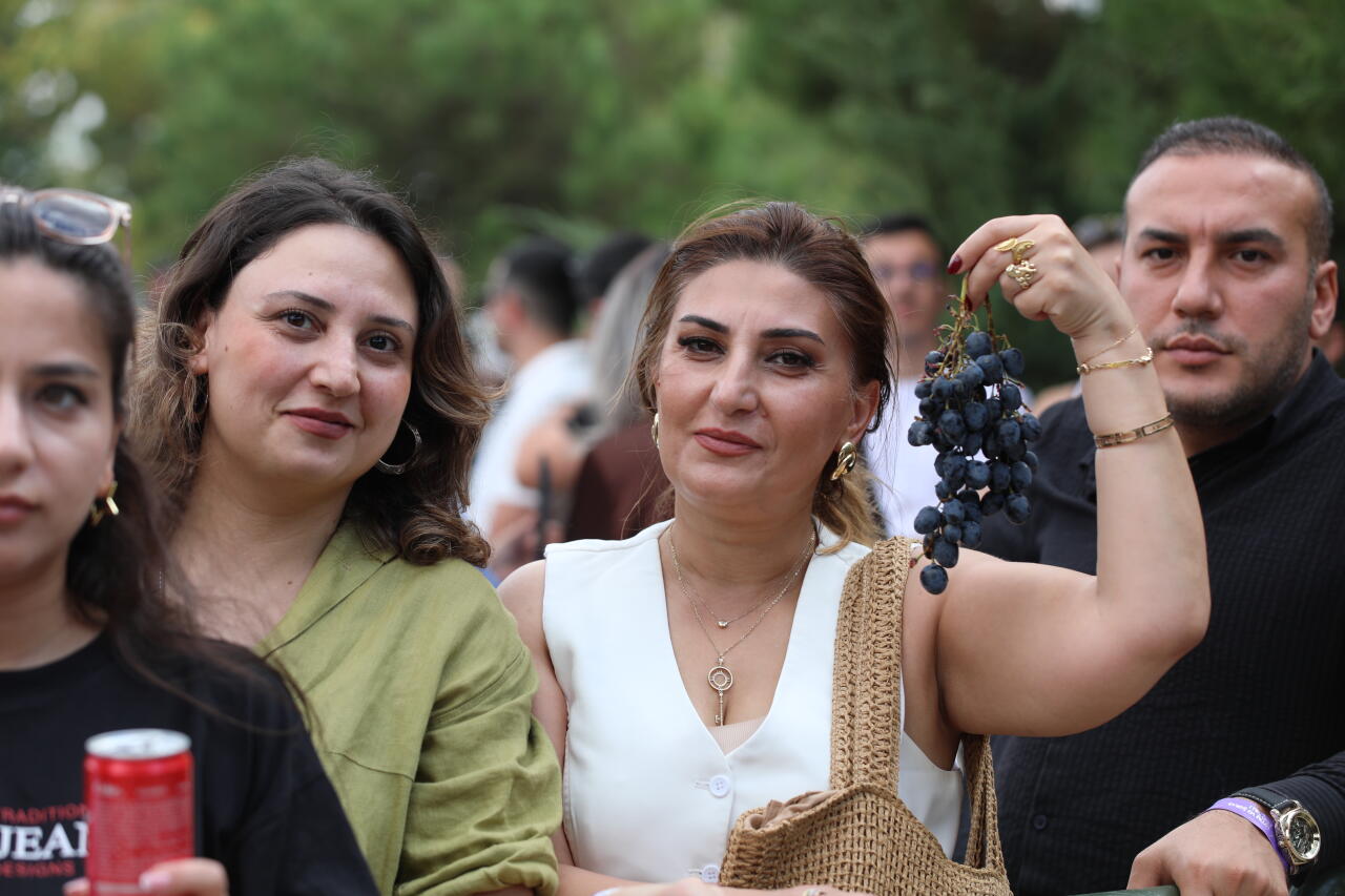 Üzüm, şərab və musiqi - Şamaxıda festival belə başa çatdı