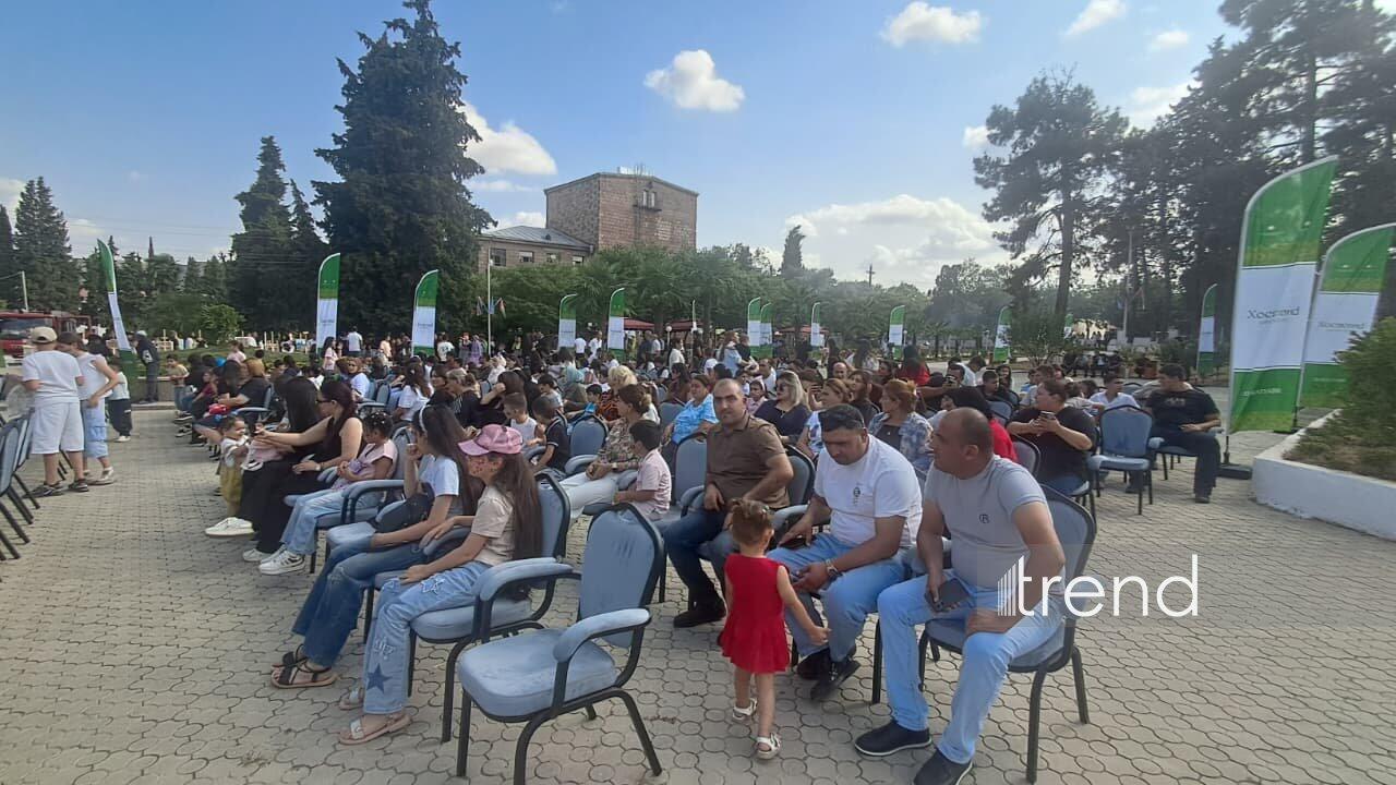 В честь Дня города Ходжавенд проводится общественно-культурное мероприятие