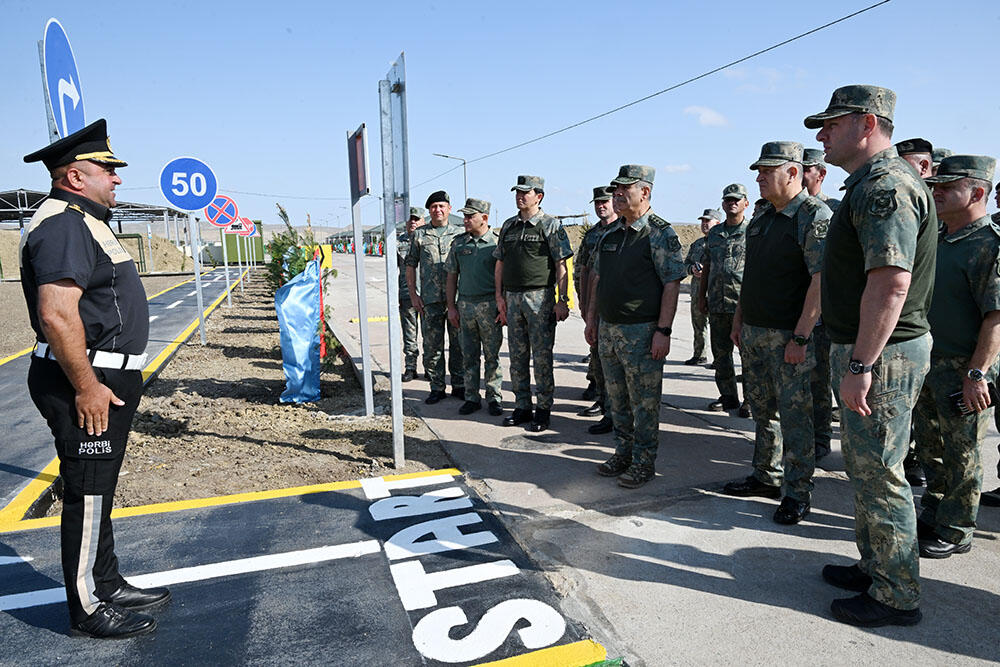 Руководство Минобороны ознакомилось с передовой оперативной базой роты КОВ Управления военной полиции