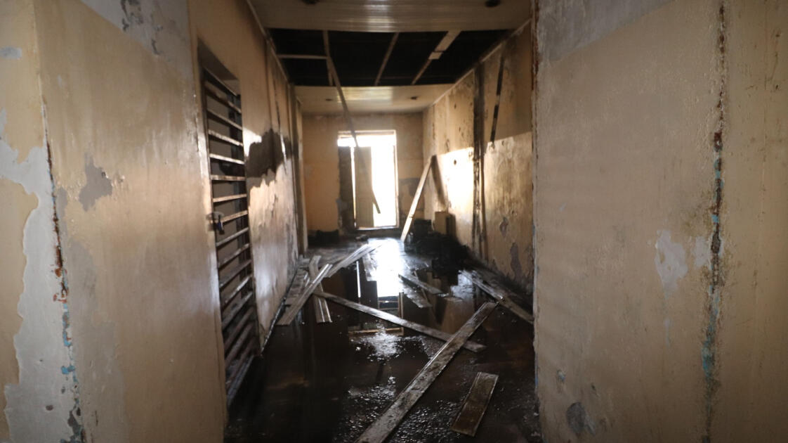 Пожар в больнице в Газахе, проведена эвакуация