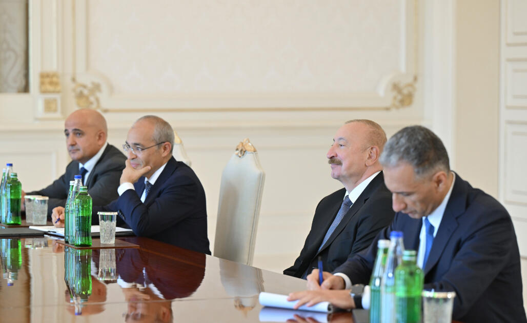 Prezident İlham Əliyev Çin və İtaliya şirkətlərinin rəhbər şəxslərini qəbul edib