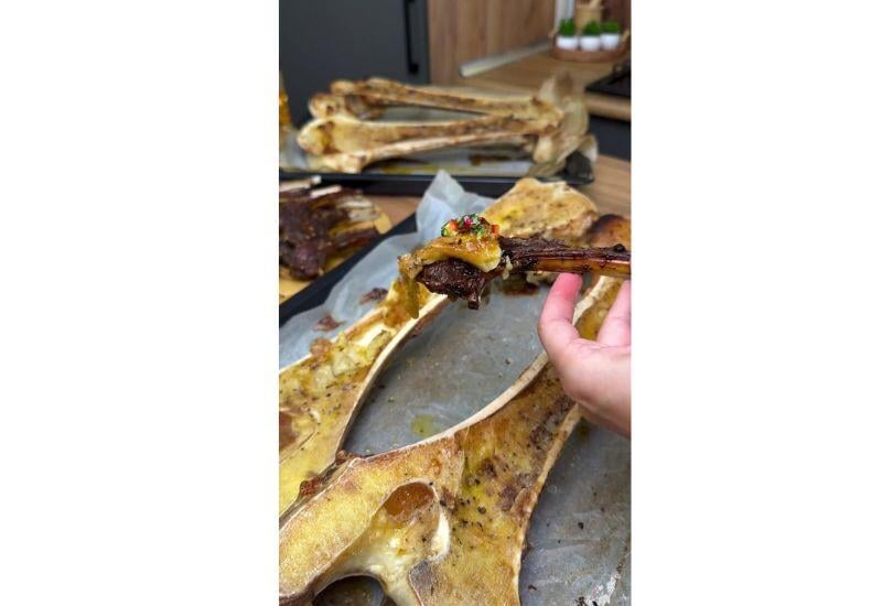 Мозговые кости, запеченные в духовке