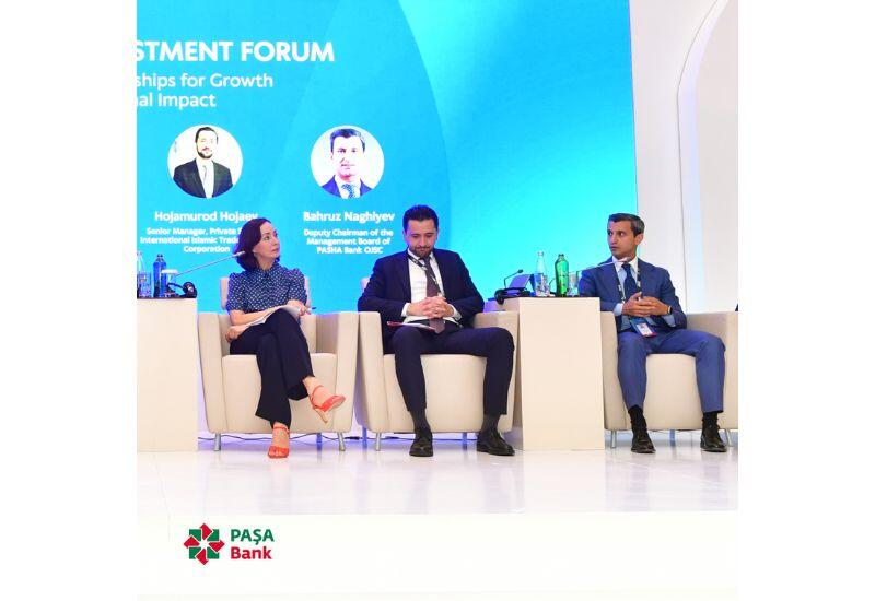 PAŞA Bank II Azərbaycan Beynəlxalq İnvestisiya Forumunda beynəlxalq maliyyə əməkdaşlığını müzakirə edib