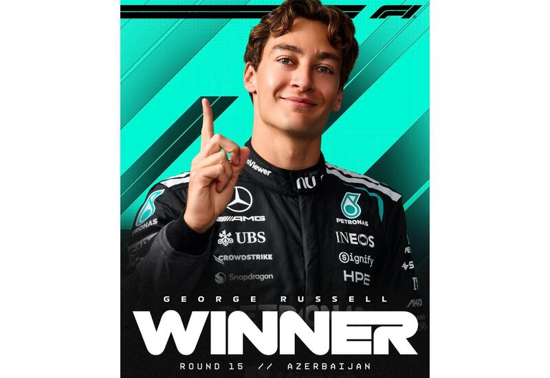 Corc Rassell Formula 1 Azərbaycan Qran-Prisinin qalibi olub