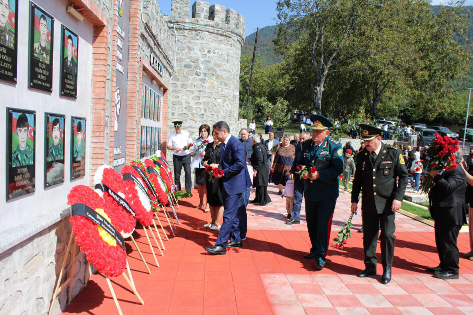 Qaxda “Şəhidlər qalası” ucaldılıb