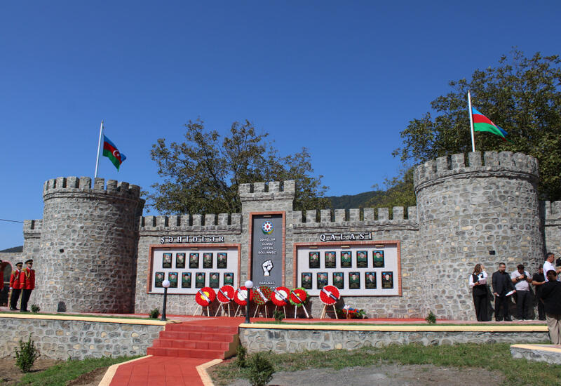 Qaxda “Şəhidlər qalası” ucaldılıb