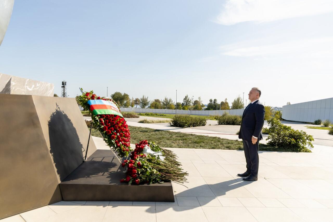 Səhiyyə Nazirliyinin rəhbərliyi və kollektivi Zəfər parkını ziyarət edib
