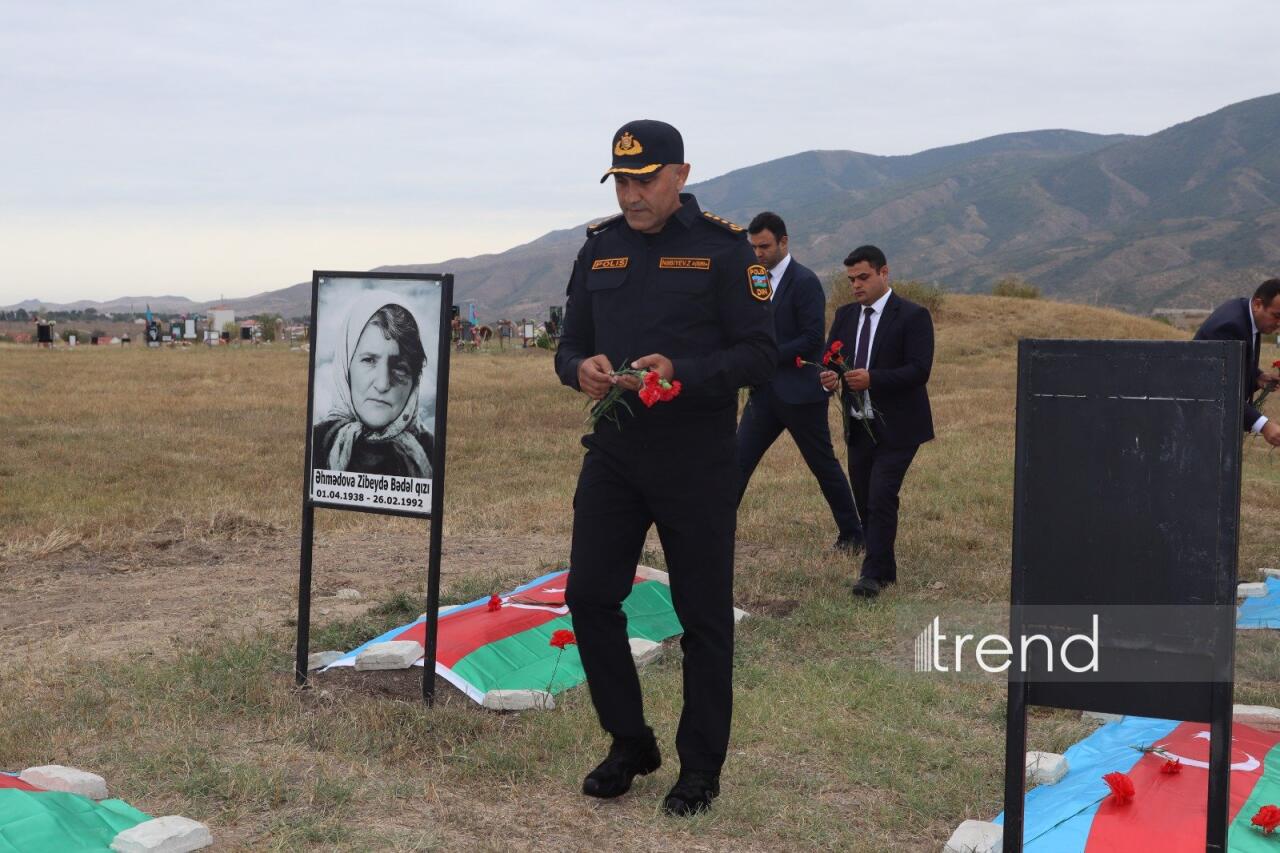 Xocalıda 27 Sentyabr Anım Günü ilə bağlı Şəhidlər xiyabanı ziyarət olunub