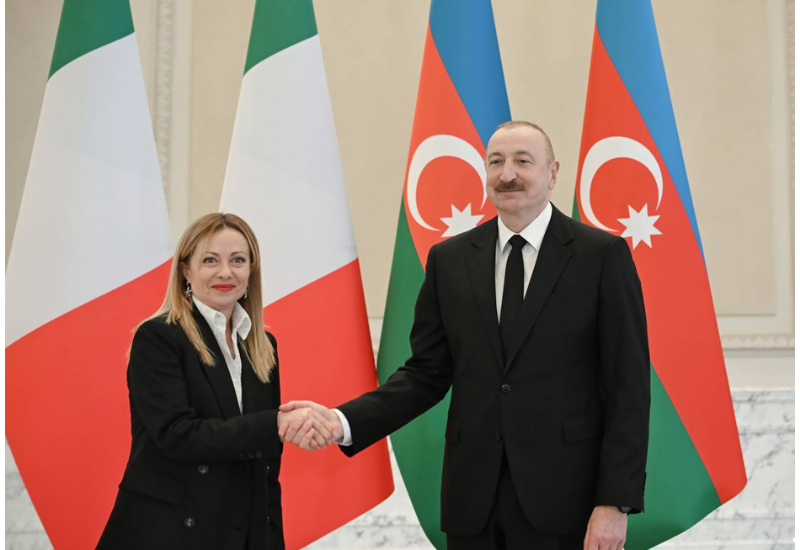 Премьер Италии поблагодарила Президента Ильхама Алиева