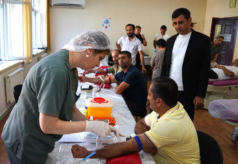 Anım Gününə həsr olunmuş qanvermə aksiyası keçirilib