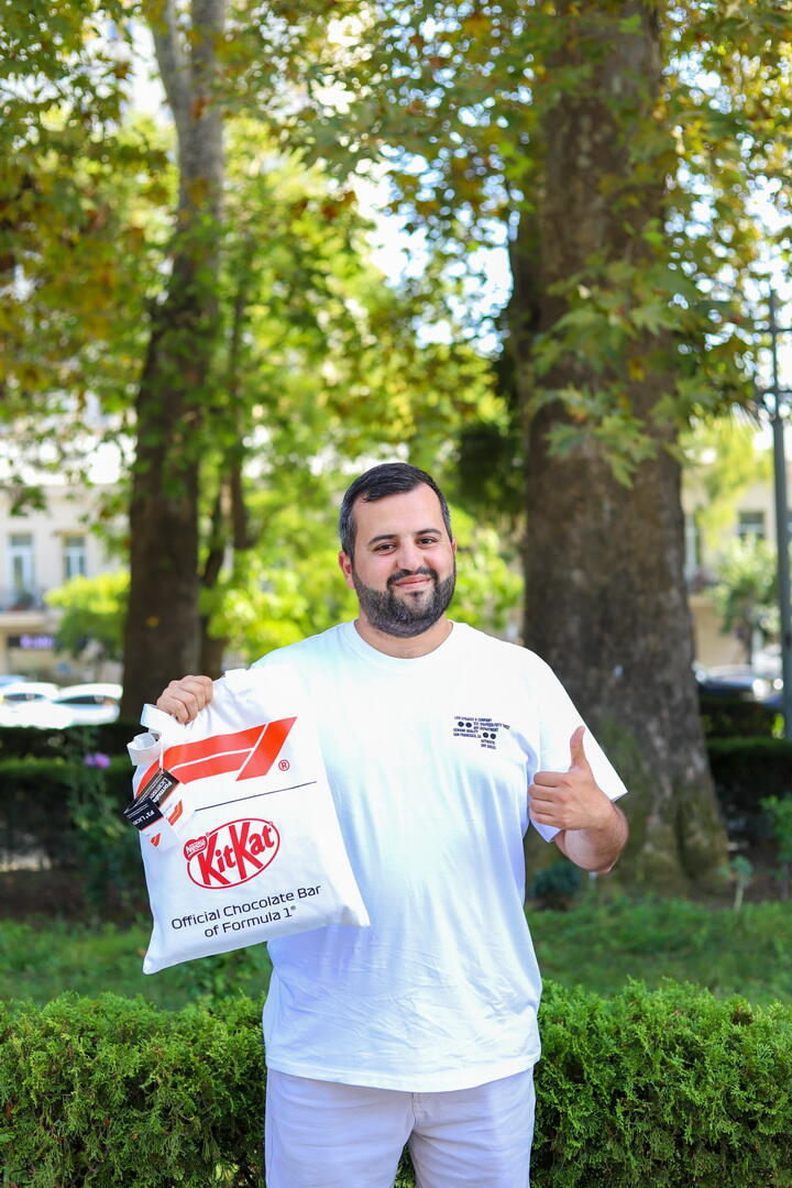 KitKat fasiləsindən tribunaya: kampaniya qalibləri Formula 1® həyəcanını canlı yaşadılar