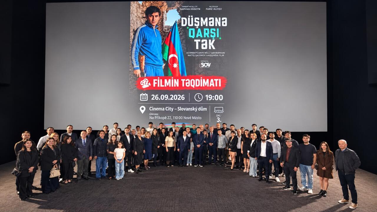 Praqada Azərbaycanın Milli Qəhrəman Natiq Qasımov haqqında film nümayiş olunub