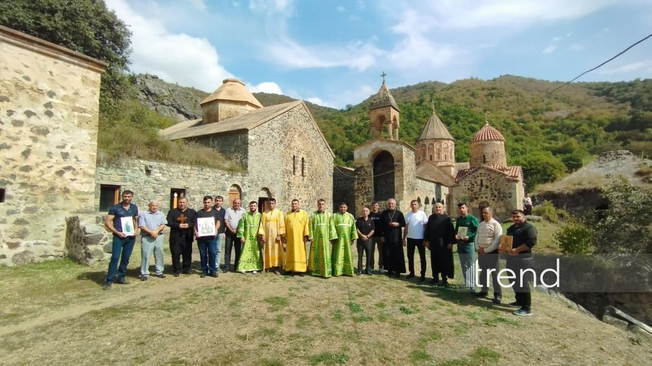 Alban-Udi icmasının nümayəndələri Xudavəng monastırını ziyarət ediblər