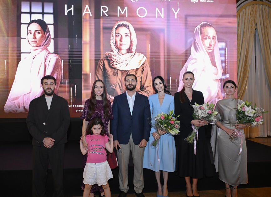 Leyla Əliyeva “Harmoniya” sənədli filminin təqdimat mərasimində iştirak edib