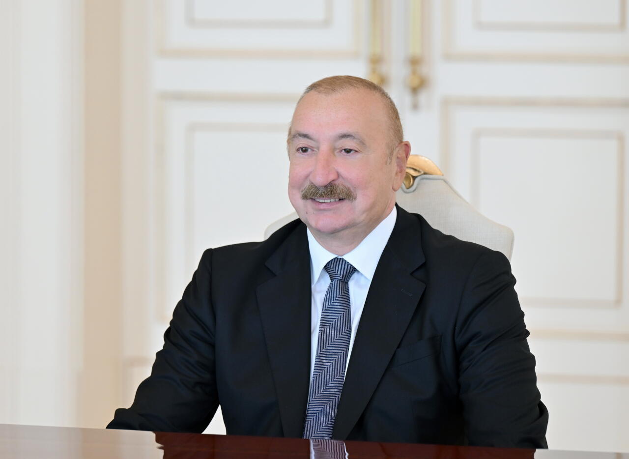 Президент Ильхам Алиев принял президента FIFA