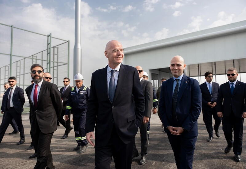 Президент ФИФА ознакомился с подготовкой к ЧМ в Баку