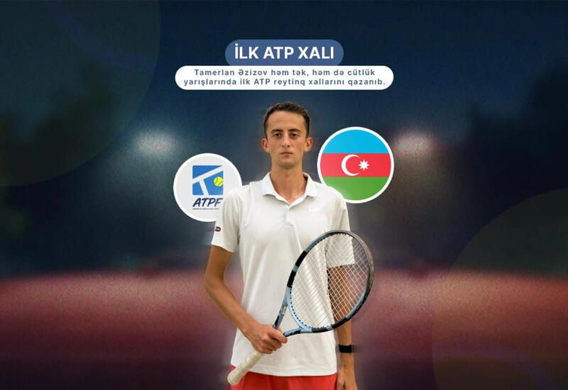 Азербайджанский теннисист впервые вошел в рейтинг ATP