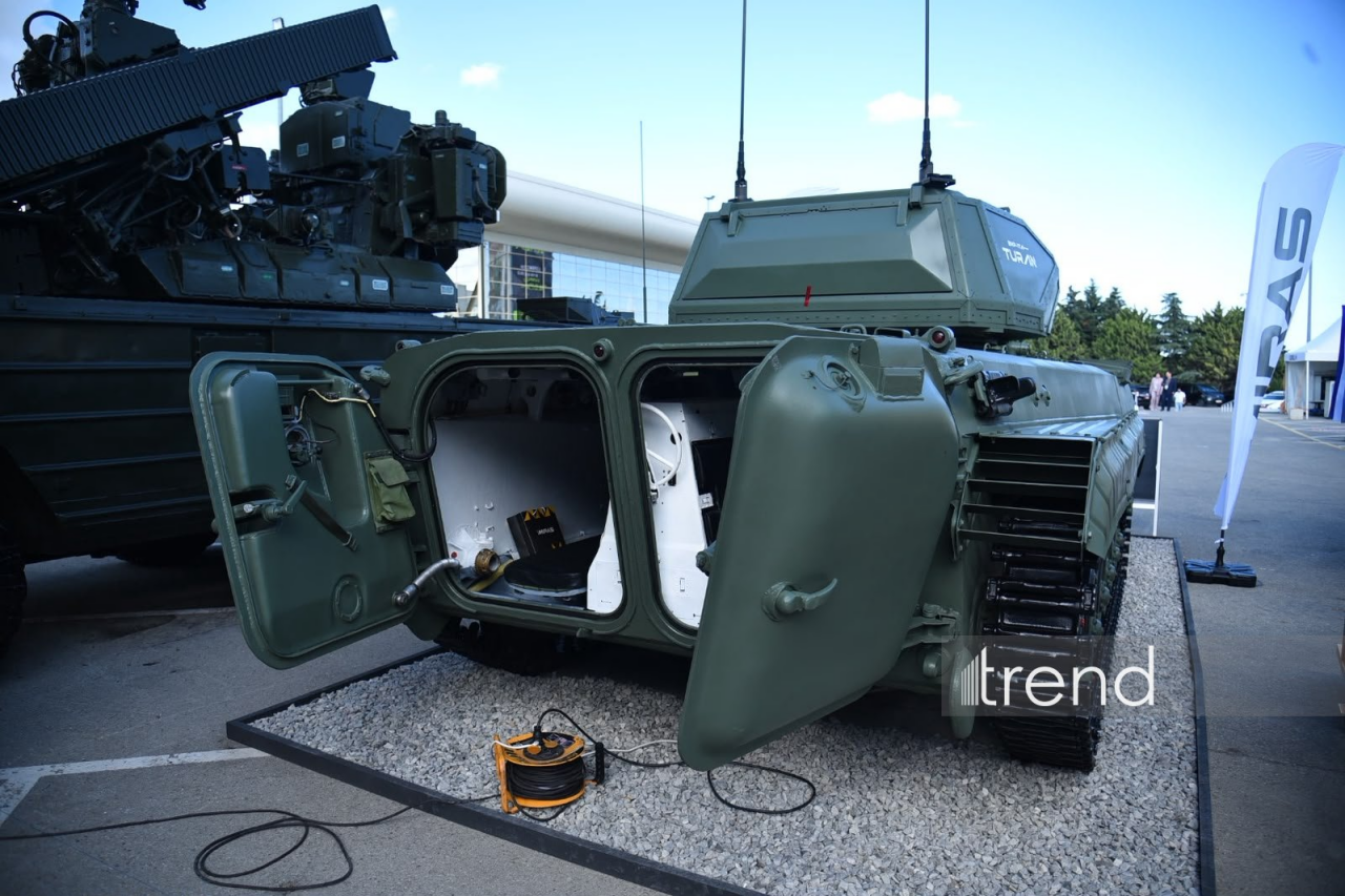 Азербайджан впервые показал модернизированную БМП-1 TURAN