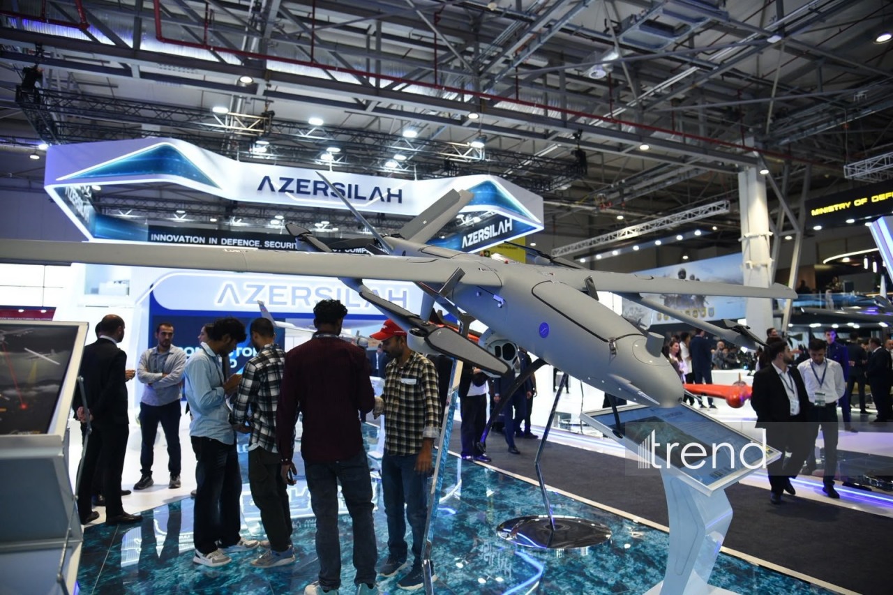 Новые азербайджанские дроны QIRAT и ARROW на ADEX 2026